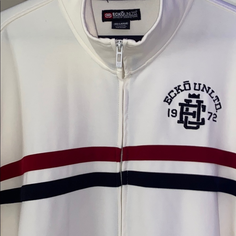 Ecko Unlmtd Cream XXXL zip up track Jacket